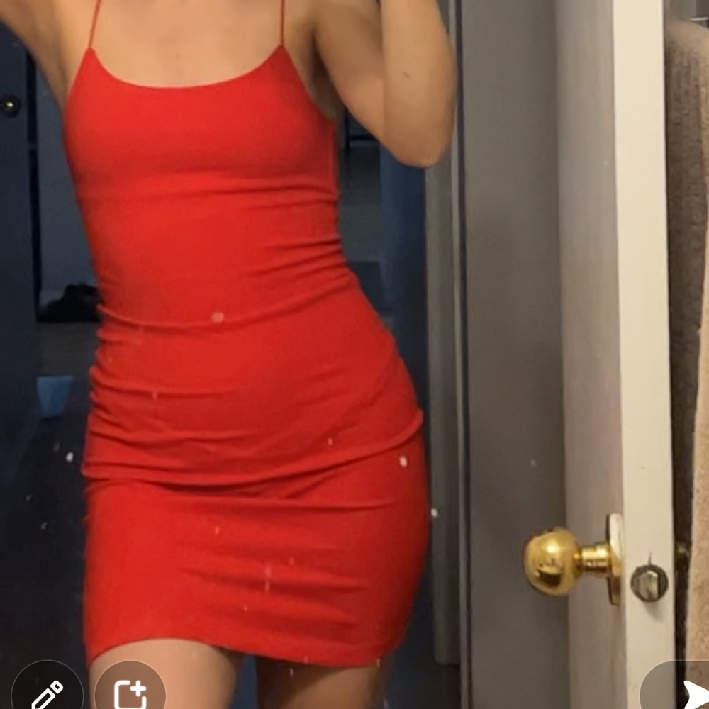 NWT Zara short red dress - size M